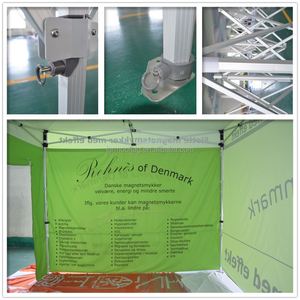 Thiết kế cá nhân tùy chỉnh gấp lều 10x10 Khung hợp kim nhôm với tường di động tán cắm trại lều 3x4.5x3 (Màu đỏ) - Product Image 4