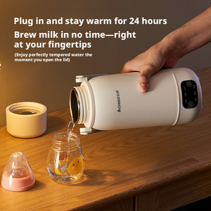 Tasse chauffante électrique multifonctionnelle 1L 304/316, 6 niveaux de température, maintien au chaud 24H, contrôle tactile, chauffe rapide, arrêt automatique, anti-fuite, pour la maison et les voyages - Product Image 3