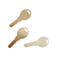 Clé vierge universelle en laiton Clé de porte en métal vierge pour double
