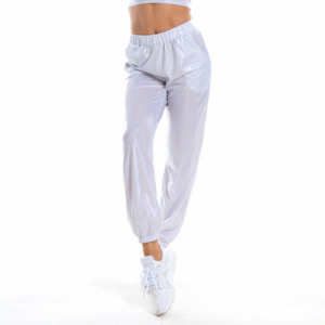 Pantalon hip-hop King Mcgreen Star, brillant, respirant, taille ample, pantalon décontracté femme - Product Image 6