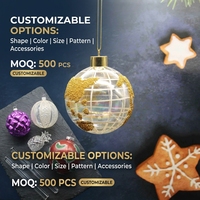 Fabricant de boules de Noël en verre, vente en gros OEM, boule en verre borosilicate irisée rouge pailletée en forme de pomme de pin matelassée