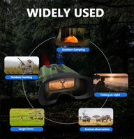 Binoculares de Visión Nocturna Wellwin DT49 4K con Cámara, Telescopio Digital a Color con IR de 850nm para Caza, Fotografía y Grabación de Video