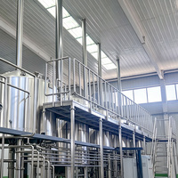 Équipement de brasserie artisanale de la marque chinoise HG, cuve de fermentation de 1000L/500L, longue durée de vie, garantie de 6 ans