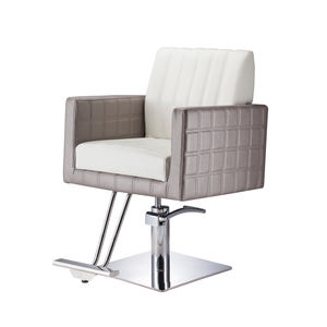 Fauteuil de Coiffure de Luxe Blanc en Cuir Confortable et Portable pour Salon de Coiffure, Mobilier de Salon et Hôtel - Vente en Gros - Product Image 1