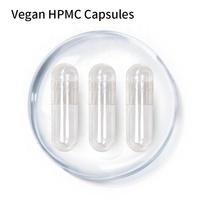 Capsules végétariennes transparentes en HPMC, taille 00 #   0 #   1 #   2 #   Capsules végétales vides
