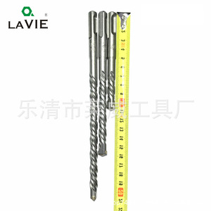 Foret à percussion Lavie 130 mm à tige ronde spirale pour le perçage du béton et de la pierre - Product Image 1