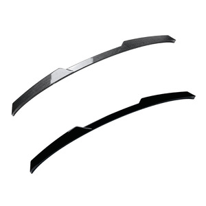 Bmw 3 Series Touring F31 2013 2019 Rear <b>Wing</b> Spoiler Blade Style Piano <b>Black</b> Carbon Fiber Texture ABS Material - Product Image 1