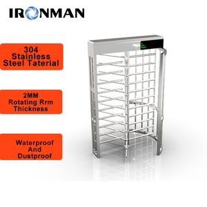 कारखाने गोदाम रसद केंद्र मॉल एक्सेस नियंत्रण प्रणाली पूर्ण ऊंचाई गेट स्वचालित स्टेनलेस स्टील विरोधी टर्नस्टिल्स - Product Image 2