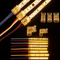 Bande LED COB flexible, étanche pour extérieur, IP67/IP20, certifiée CE/RoHS/ETL, 24V/12V, 3000K/6000K/10000K, 8mm/10mm