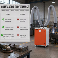 Nouvel extracteur de fumées de soudage industriel avec bras flexible, conception mobile, haute efficacité