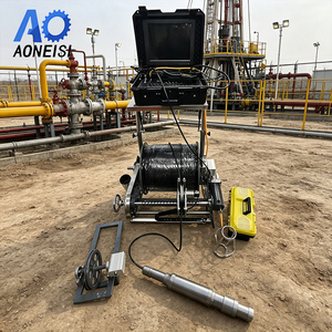 Cámara de video para pozos Wellbore, resistente al agua <span class=keywords><strong>salina</strong></span>, cable de 500 m de alta resistencia, contador electrónico de profundidad de alta precisión para mantenimiento de pozos de agua - Product Image 1