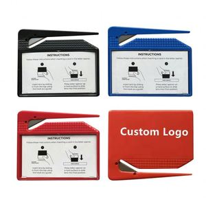 Abrecartas para tarjetas de visita impresas con logotipo personalizado - Product Image 1