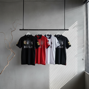 Top Quality 100% Cotton Custom Embroidery Logo Men <strong>Polo</strong> <strong>Ralphes</strong> T-<strong>Shirts</strong> Casual Brand City <strong>Polos</strong> <strong>Laurenes</strong> Tops <strong>Men's</strong> <strong>Polo</strong> <strong>Shirts</strong> - Product Image 1