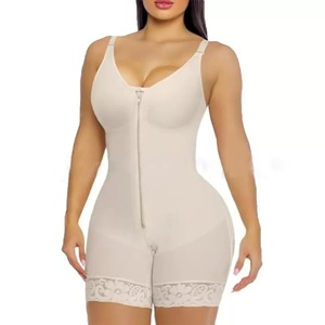 Body modellante da donna con cavallo aperto, compressione e controllo <span class=keywords><strong>pancia</strong></span>, corsetto snellente, solleva glutei, modellatore corpo intero - Product Image 2
