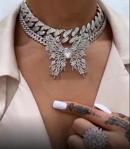 Promotie Opruiming Hip Hop Hanger Vergulde Micro Pave 5A Cz Mannen Vrouwen Sieraden Ketting - Product Image 5