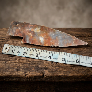 Cuchillo de punta de flecha de ágata de 6 pulgadas, venta al por mayor, piedras naturales, artesanía de cristal, Reiki, rocas, minerales, Feng Shui - Product Image 3