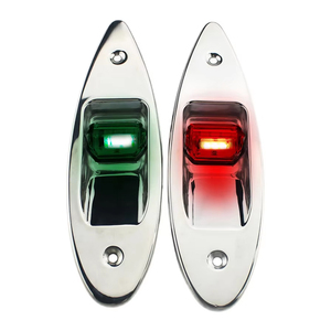 Chính Hãng Marine New Chống Nước 12V Du Thuyền Marine Thuyền LED Light Side Bow Tear Drop Đèn Điều Hướng - Product Image 1