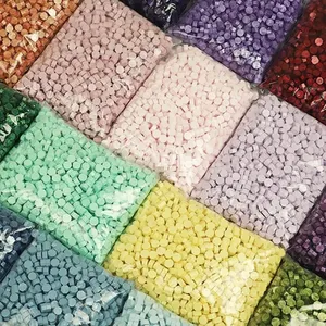 EACAJESS Perles de cire à cacheter artisanales colorées en forme d'octogone de 89 couleurs Perles de cachet de cire pour cachet de cire - Product Image 2