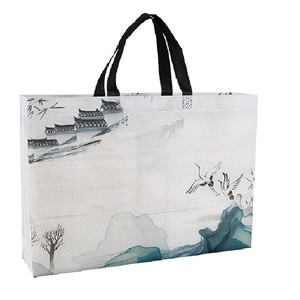 Ambiente barato laminado manejado <span class=keywords><strong>de</strong></span> compras no tejido bolsa personalizada con libre mascarillas desechables - Product Image 2