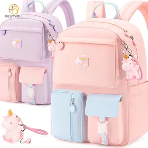 Bestwill hot-sale new arrival multi-functional funny school bags for kids unicorn backpacks for school children