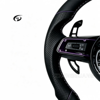 Volant de direction haut de gamme SYX personnalisé en cuir véritable, adapté aux voitures Porsche Macan 971, 991, 992, Panamera, 718 et Taycan