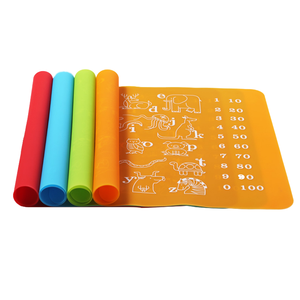 High Quality Waterproof Silicone Placemat Food Insulation Pad Dining <b>Table</b> Mat Darklight Modern Creative Design - Product Image 5
