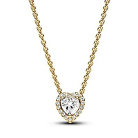 Collier pour femme Bestseller Heart Series, collier à pendentif cœur rose, chaîne de clavicule à perles colorées