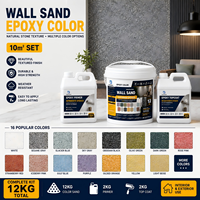 Peinture époxy liquide écologique en gros pour appareils électroménagers, revêtement mural intérieur/extérieur, texture grès, imperméable, couleur Mara