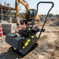 Compacteur à plaque vibrante Honda de 40 kg, à essence, pour travaux de construction, d'aménagement paysager et de creusement de fossés étroits