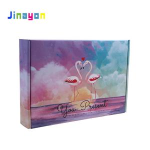 Tùy chỉnh in ấn màu hồng bưu phẩm bưu phẩm giấy các tông sóng hộp vận chuyển đồng bằng gấp hộp đóng gói hộp cho món quà - Product Image 1