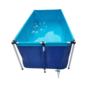 Tanque de Cultivo de Peces Rectangular de PVC, Resistente a Fugas, Duradero, de Tamaño Personalizado - Product Image 1