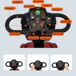 Scooter Eléctrico Plegable de Cuatro Ruedas para Personas Mayores, Discapacitados, Movilidad Todoterreno - Product Image 5
