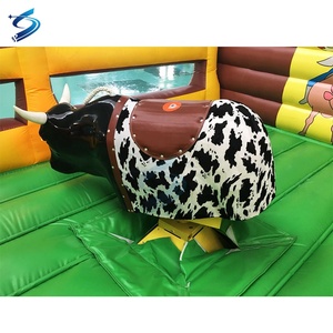 Tapete de juegos deportivo inflable con forma personalizada, tapete mecánico de toro de Rodeo, a la venta, buen precio - Product Image 5