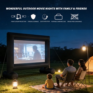 Pantalla Inflable para Proyecciones SHINEWELL, la Más Vendida de Fábrica, Pantalla de Proyección Inflable para Exteriores de 17 pies, Precio Bajo al por Mayor para <span class=keywords><strong>Alquiler</strong></span> - Product Image 3