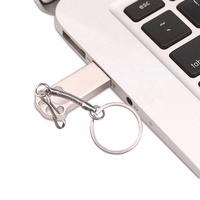 Option de couleur noir argenté Logo personnalisé en métal SSD Clé USB pour les besoins de stockage de documents volumineux
