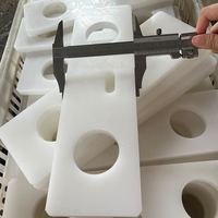 Bloc de guidage en nylon PA6 vierge, coussinet de guidage coulissant résistant à l'usure pour équipement d'automatisation