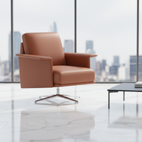 Fauteuil lounge en tissu haut de gamme, chaise à structure en bois avec mousse haute densité pour projets de suites présidentielles d'hôtels 5 étoiles et salles VIP Majlis