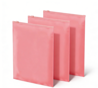 Sacs Ziplock en Plastique Rose Personnalisés 100 Pièces Haute Résistance Imperméables Refermables pour l'Emballage de Vêtements