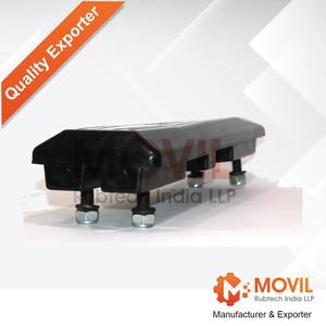 Almohadillas de Goma Natural Resistentes con Clip para Ruedas de Excavadora, Antivibración, Rectangulares, para Construcción de Carreteras, Color Negro - Product Image 4