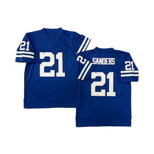 Maillot de rugby vintage pour homme, style cousu, 8 Troy Aikman, 12 Roger Staubach, 21 Deion Sanders, 22 Emmitt Smith, 33 Tony Dorsett, tailles S-3XL - Product Image 4