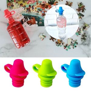 Wholesale Water Bottle Cap Silicone Bottles Top Spout Adapter Replacement for Toddlers <b>Kids</b> and Adults, No Spill - Product Image 2