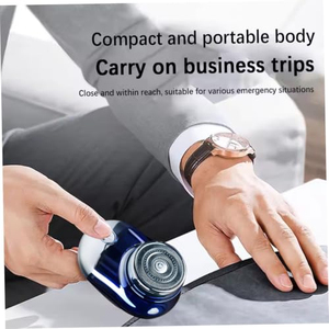 Afeitadora Eléctrica Portátil Profesional Impermeable para Hombre, Mini Afeitadora con Cuchilla Delgada y Malla Curva, Recargable por USB, Ideal para Viajes - Product Image 4