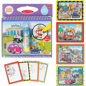 Venda quente Reutilizável Água Mágica Desenho Coloring Book Kids Sensorial Educação Precoce Para Crianças Presente De Aniversário Montessori Brinquedos - Product Image 5