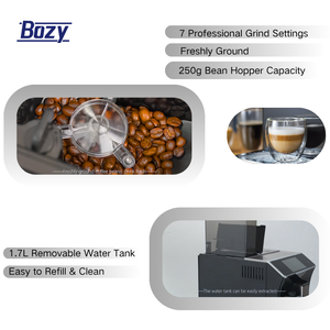 Máy pha cà phê tự động Espresso Cappuccino Latte thông minh, máy pha cà phê nhỏ giọt điện gia dụng, chức năng làm nóng nhanh, chất liệu nhựa - Product Image 4