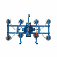 Nuevo Elevador Eléctrico de Ventosas de Vidrio con Rotación y Inclinación Manual, Motorizado, a Batería, en Forma de X, de 400Kg-1200Kg, con Certificación CE