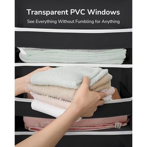 Over The Door Organizer 18 Pockets Black Hanging <b>Storage</b> For Baby Products Neatening Closet Organizer Non Woven Fabric - Product Image 3