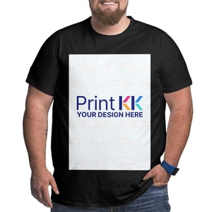 เสื้อยืดโอเวอร์ไซส์สำหรับผู้ชายน้ำหนักมากพิเศษเสื้อออกแบบได้ตามต้องการเสื้อพิมพ์ลายสกรีนผ้าไหมทรงโอเวอร์ไซส์ - Product Image 6