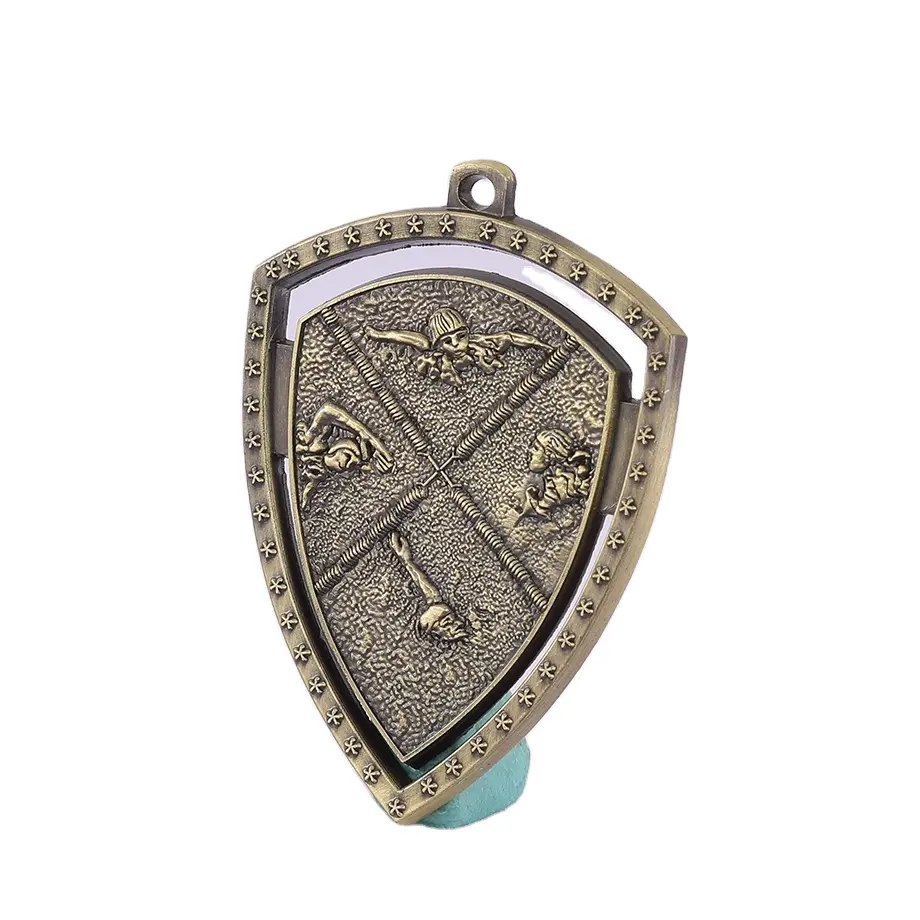 Pin de metal de cobre antigo de alta qualidade para escoteiros em lapela emblema de esporte para lembrança