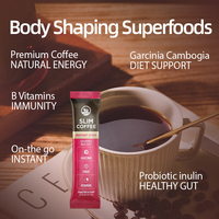 OEM/ODM Marque Propre Sachets de Café Instantané Minceur Produits de Beauté Favorisent la Digestion Renforcent l'Immunité Augmentent les Niveaux d'Énergie Complément Herbal