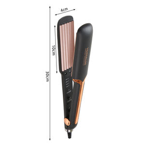 Fer à lisser professionnel en titane <span class=keywords><strong>pour</strong></span> <span class=keywords><strong>cheveux</strong></span>, ondulateur et lisseur à ondulations, vente en gros directe usine - Product Image 4